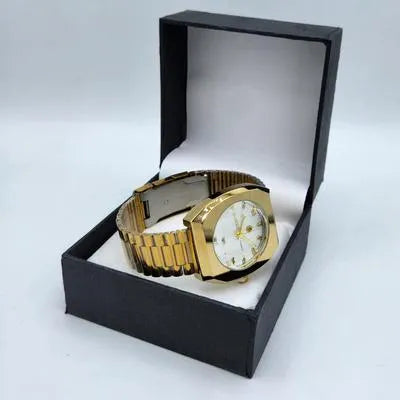 Premium Gold Stainless Steel Watch for Men