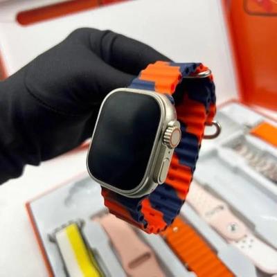 Multicolor Smart Watch with 7 in 1 Fitness Tracker & 7 Straps