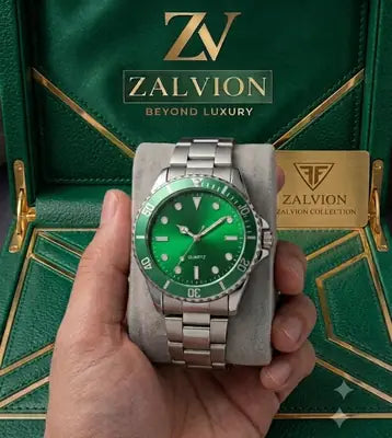Fortune Limited edition watch( silver+ green Dial)
