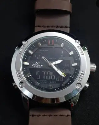 CASIO EDIFICE ANALOG WITH DIGITAL DISPLAY PREMIUM QUALITY
