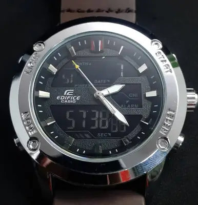 CASIO EDIFICE ANALOG WITH DIGITAL DISPLAY PREMIUM QUALITY